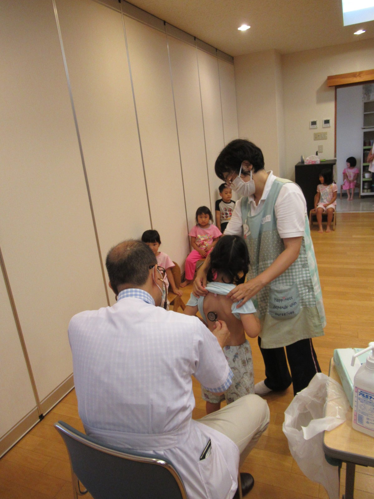 8月7日　内科検診